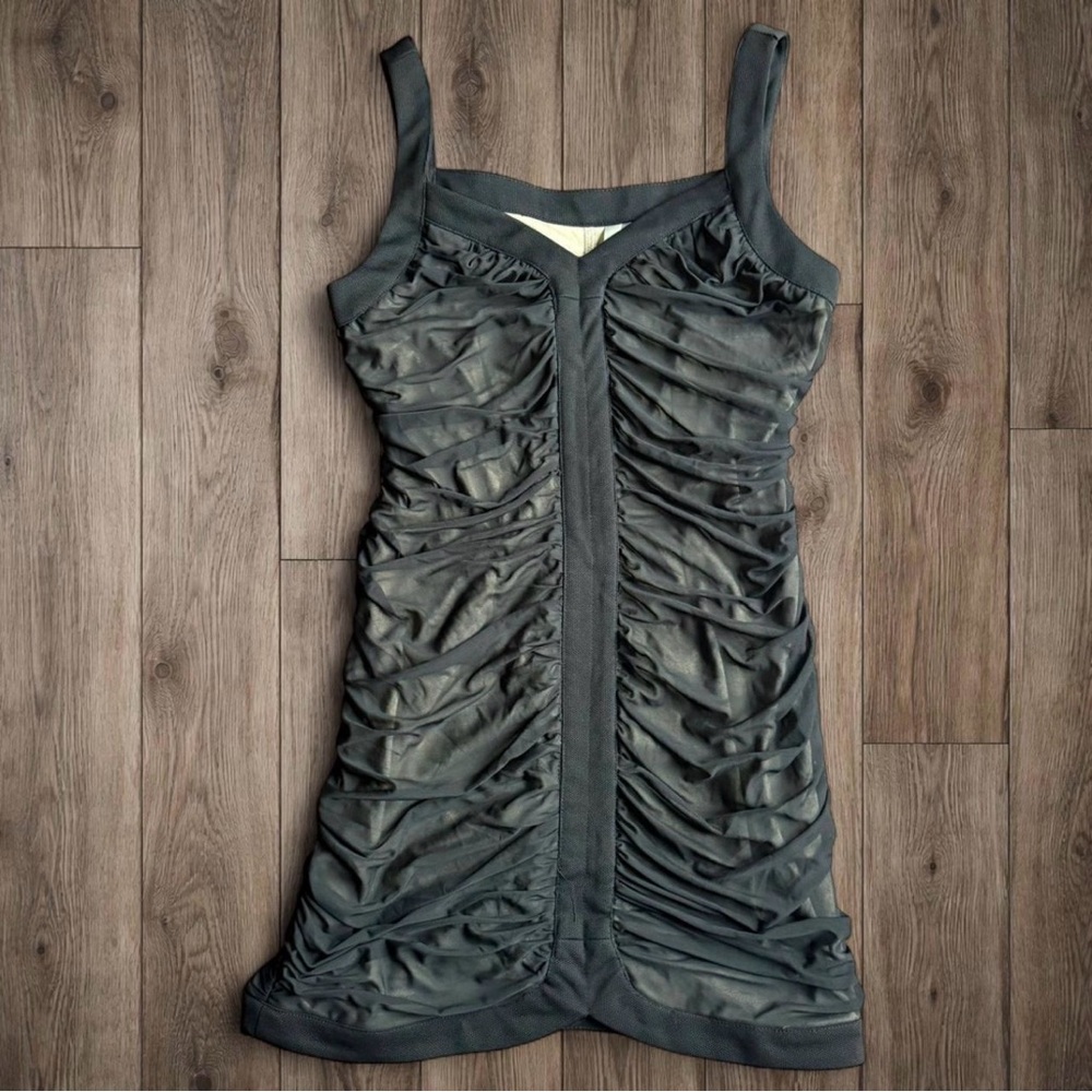 Eye Candy Black Mesh Bodycon Dress - Picture 3 of 8